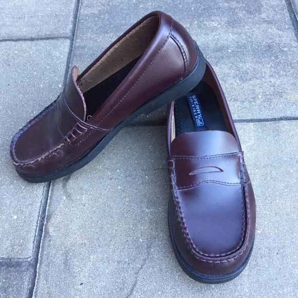 Sperry Other - Sperry Top-Sider Colton Boy’s Shoes 6M Burgundy